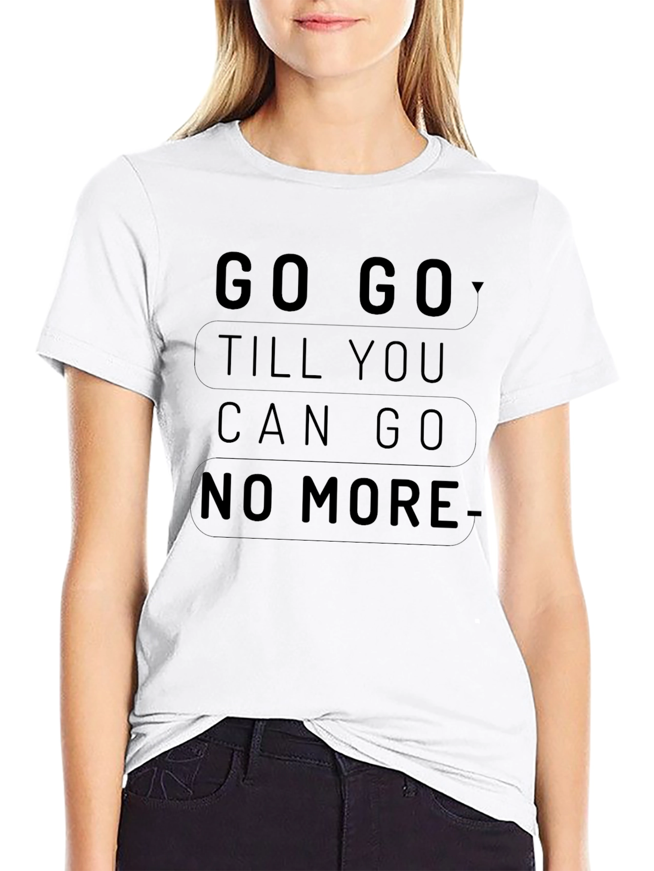 Go Go No More Black T-Shirt