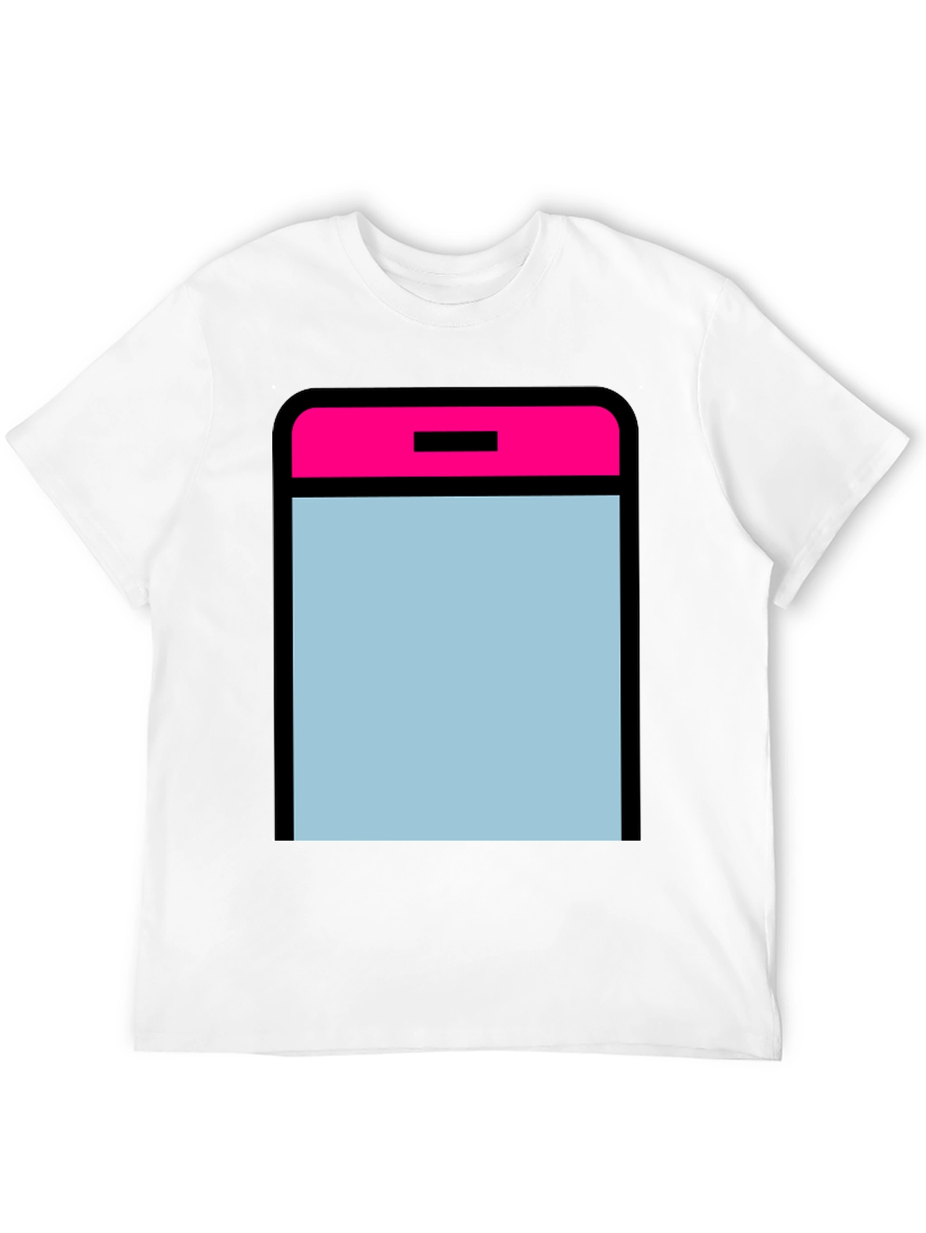 Modern Graphic Tee - App Icon Style - Black