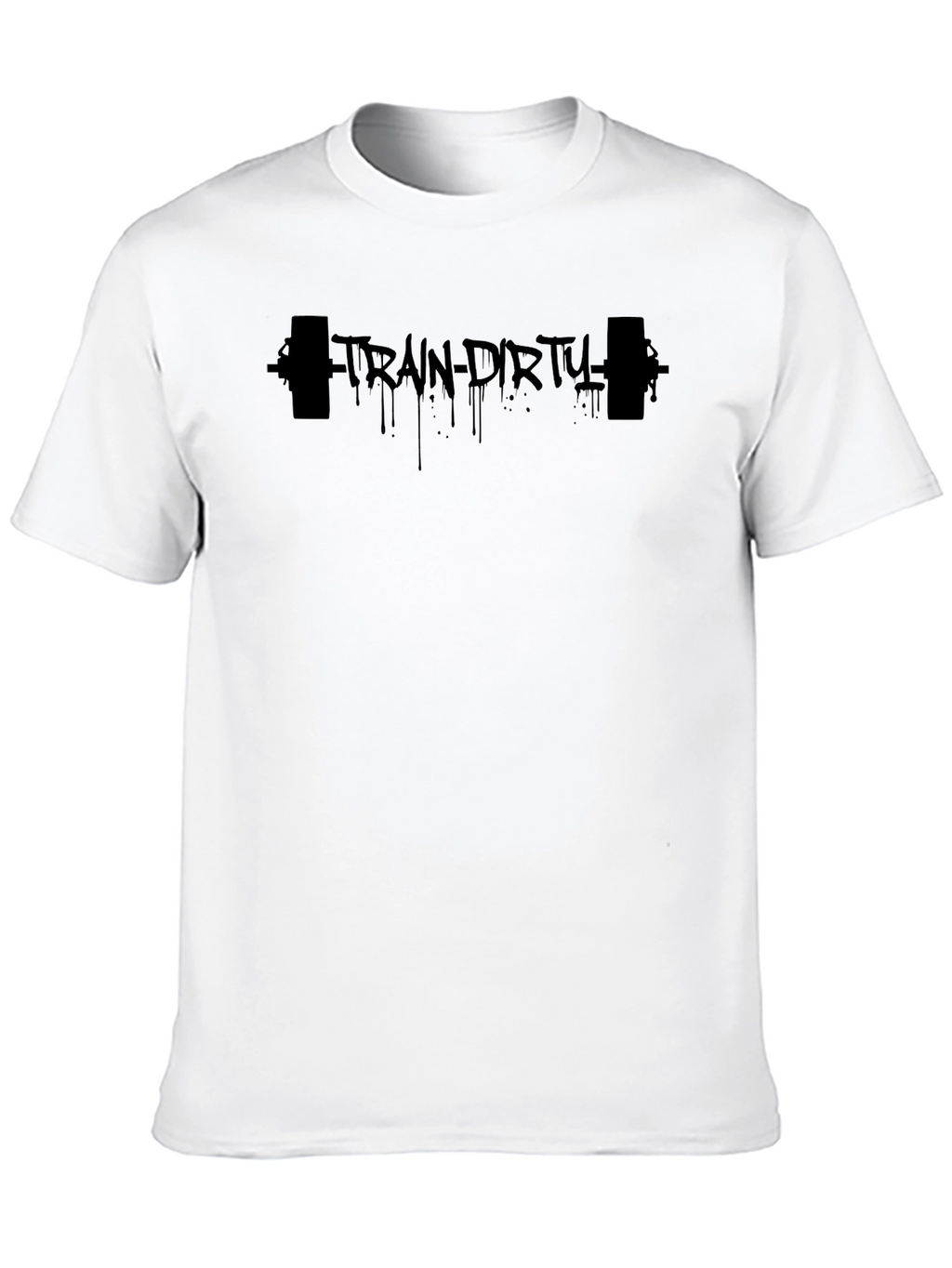 Train Dirty Black Graphic Tee
