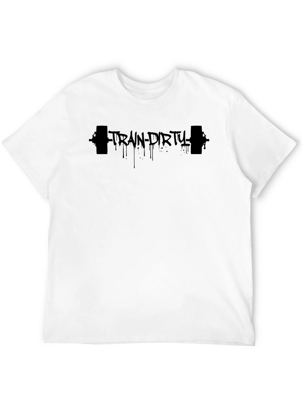 Train Dirty Black Graphic Tee