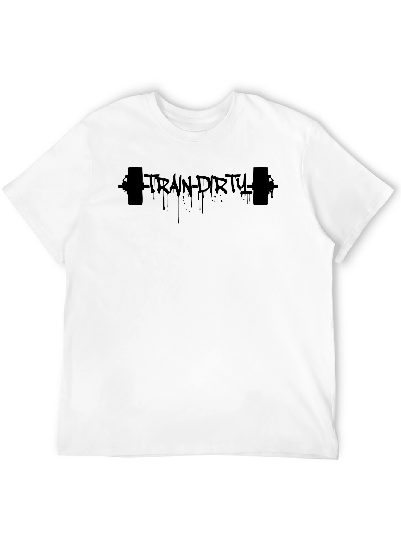 Train Dirty Black Graphic Tee