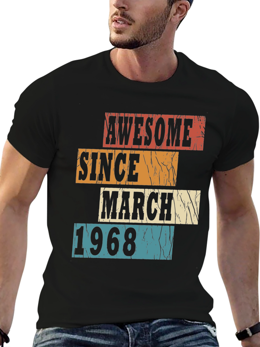 Awesome Since March 1968 Graphic Tee
