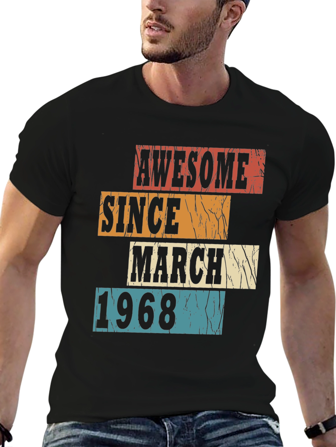 Awesome Since March 1968 Graphic Tee