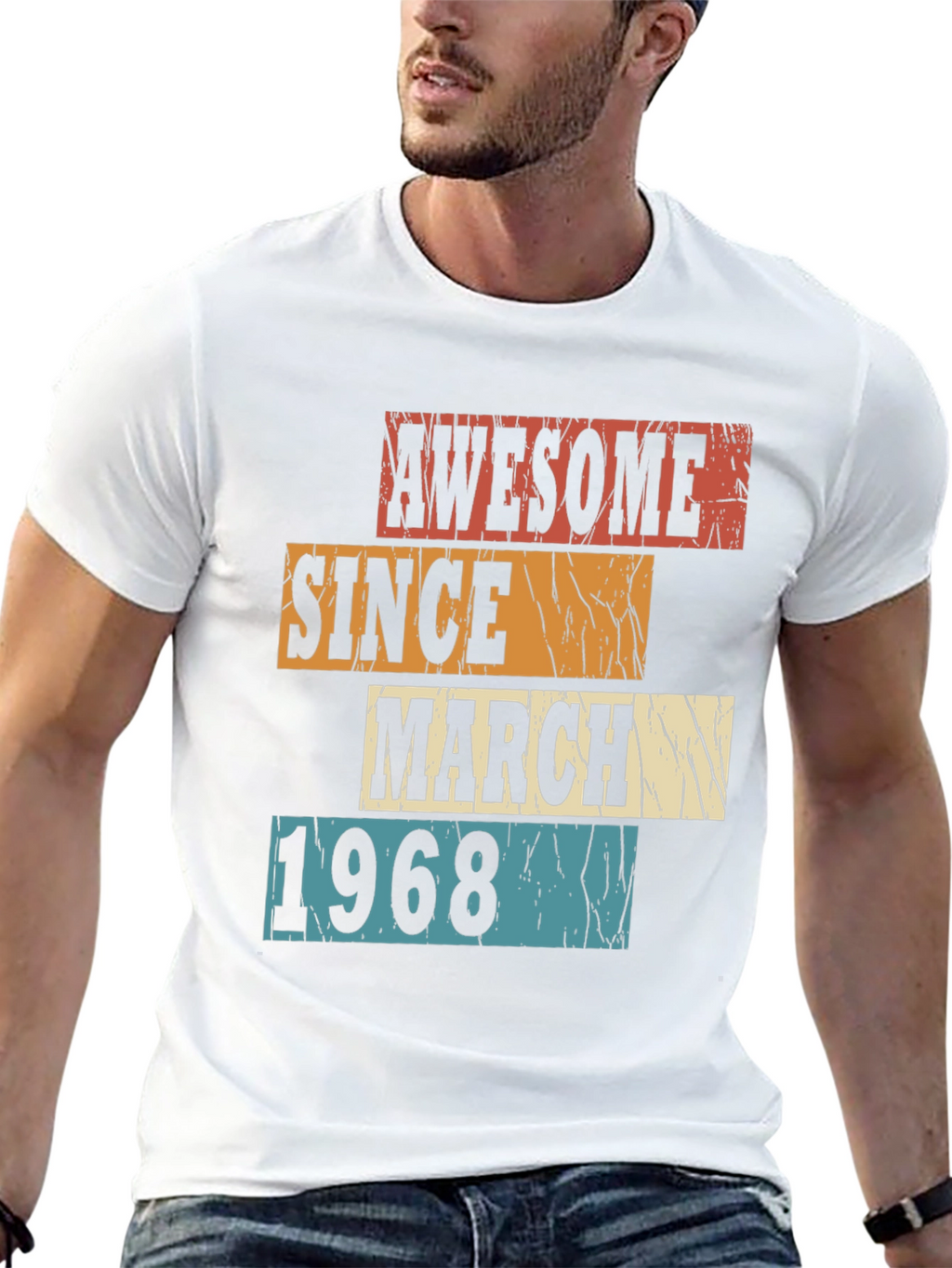Awesome Since March 1968 Graphic Tee