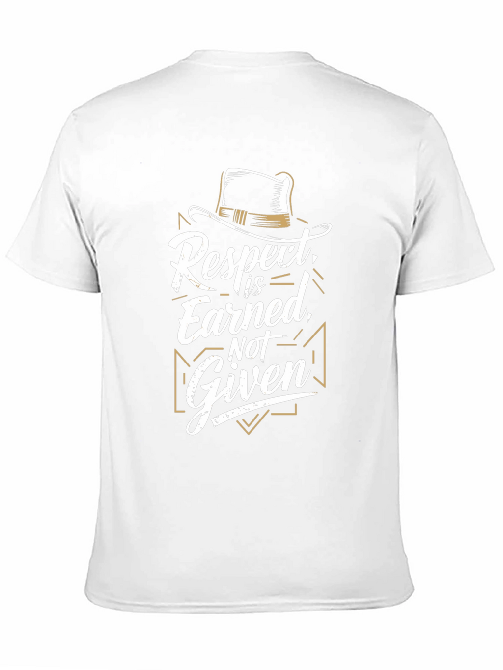 Respect Earned Graphic Black T-Shirt