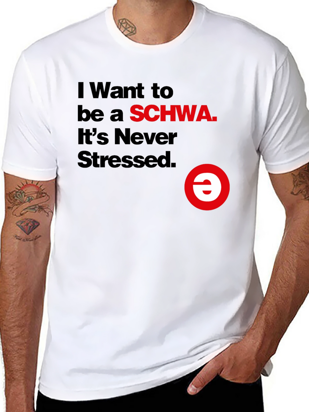 I Want to be a SCHWA Funny T-Shirt