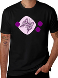 Butterfly Graphic Tee - Casual Black T-Shirt