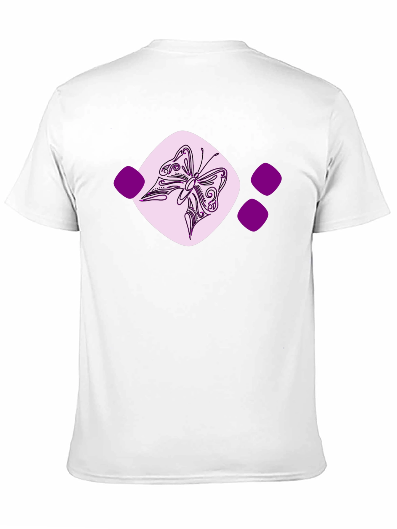 Butterfly Graphic Tee - Casual Black T-Shirt
