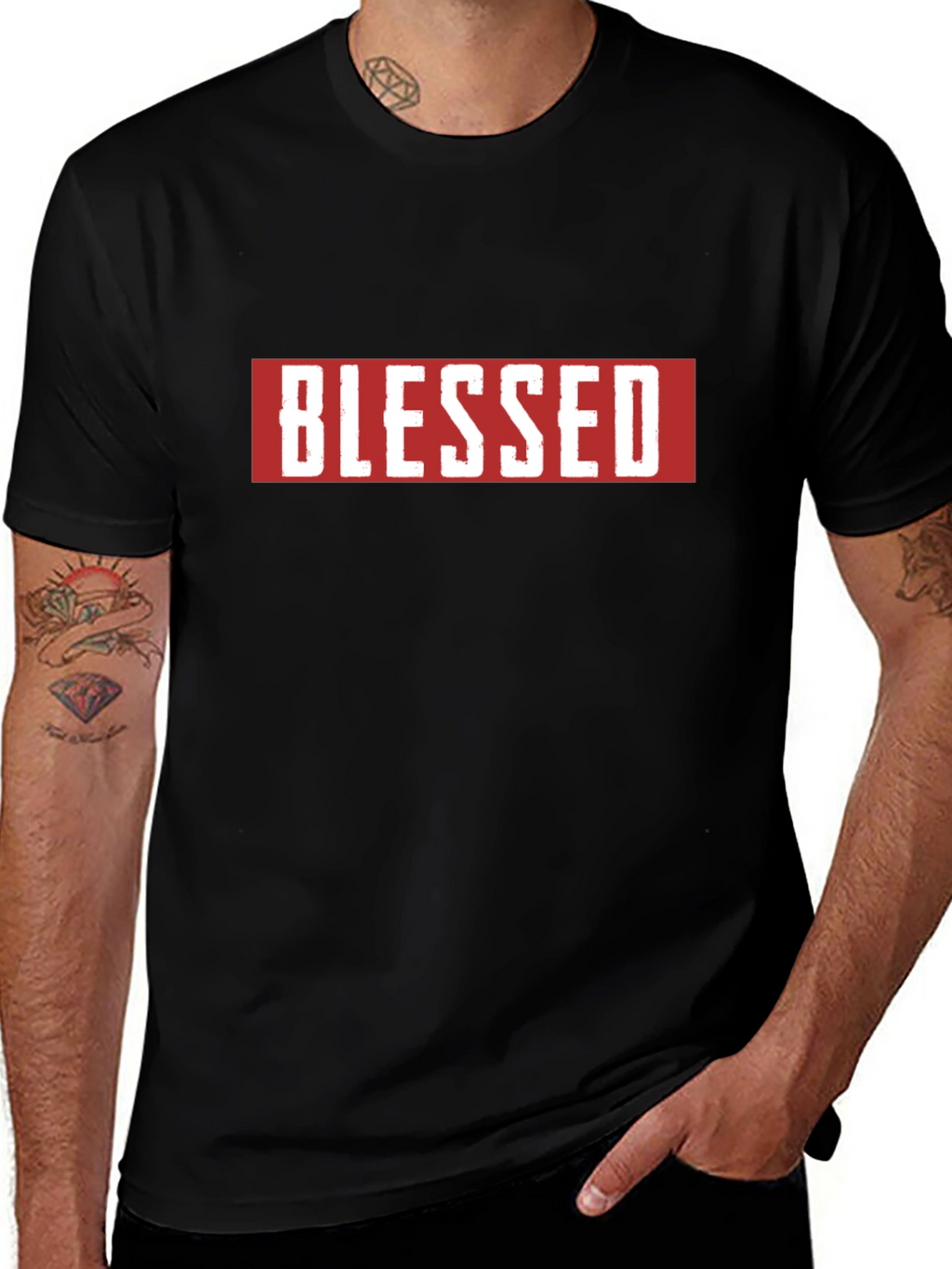 Blessed Graphic Tee - Black