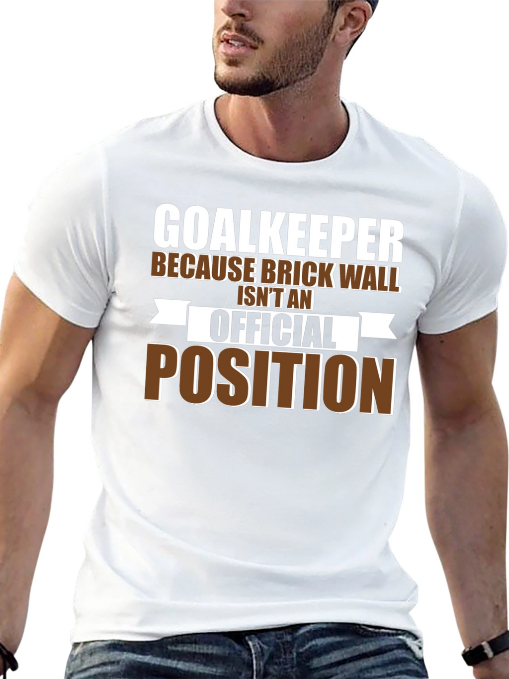 Goalkeeper Brick Wall T-Shirt - Funny Soccer Tee