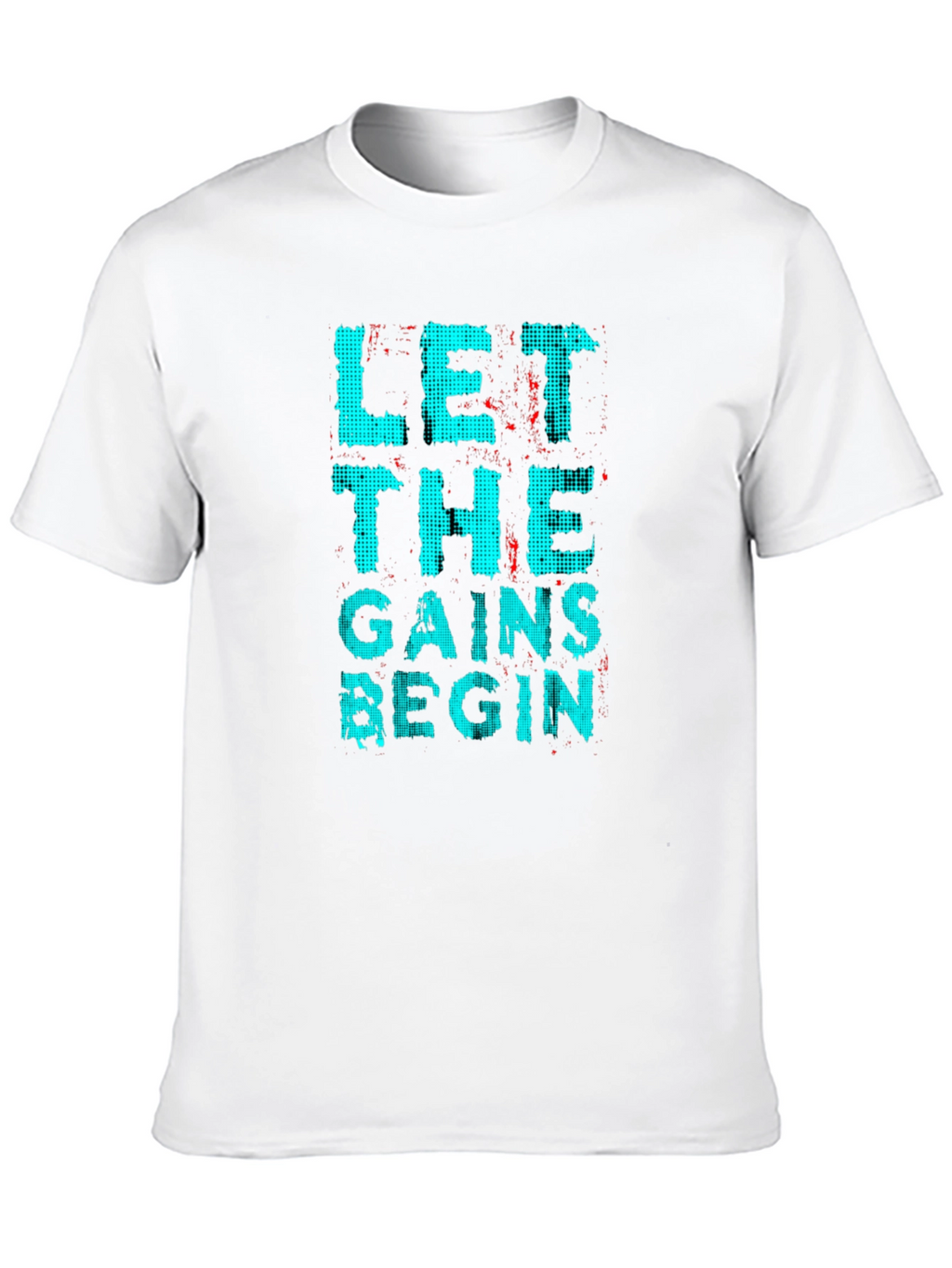 Let The Gains Begin Black Graphic T-Shirt