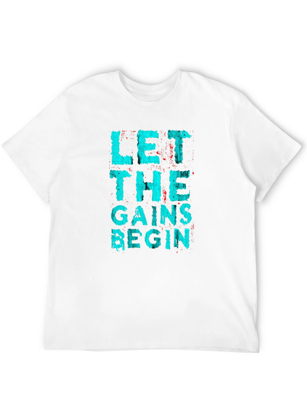Let The Gains Begin Black Graphic T-Shirt