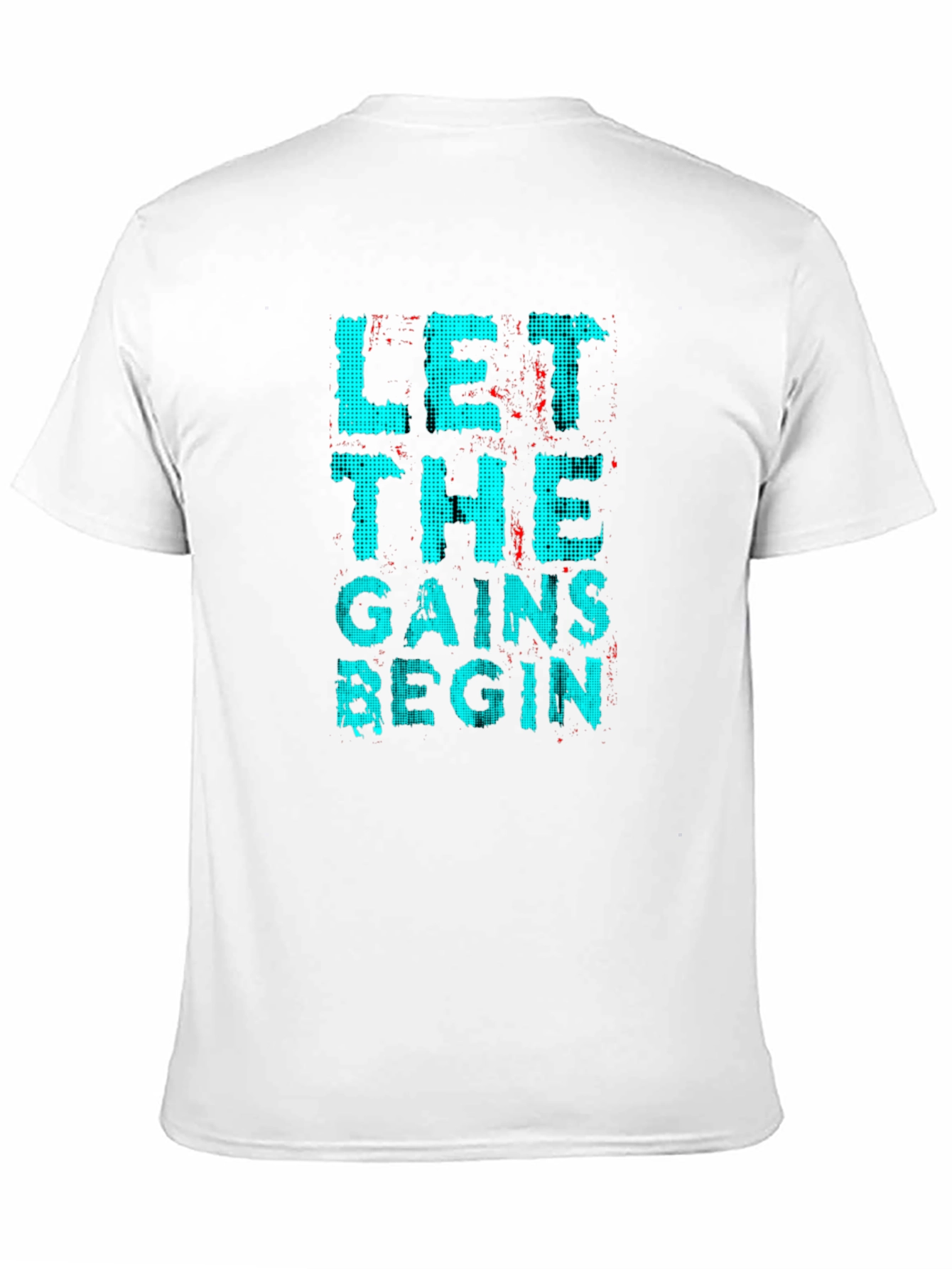 Let The Gains Begin Black Graphic T-Shirt