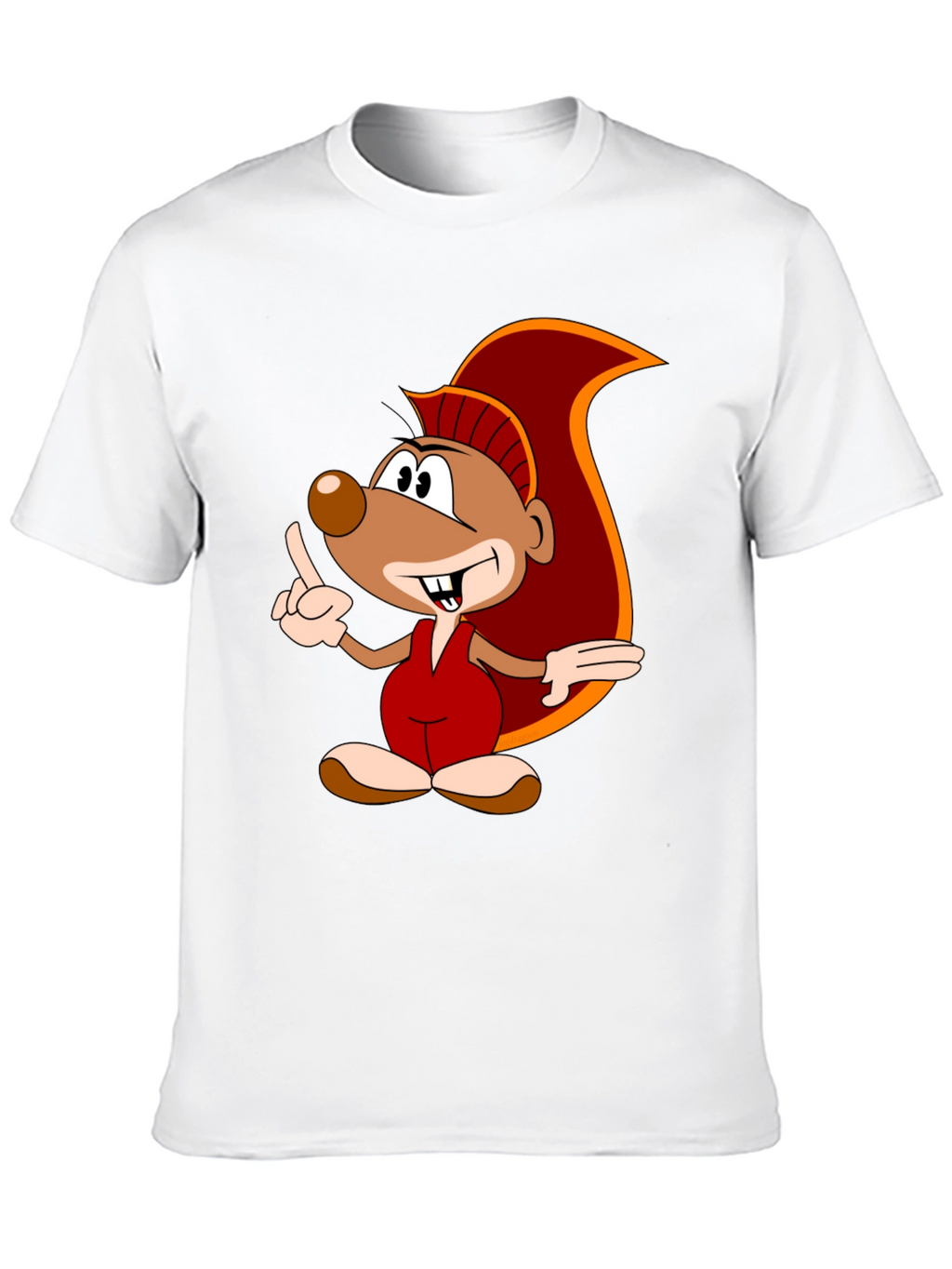 Cartoon Squirrel Graphic Tee