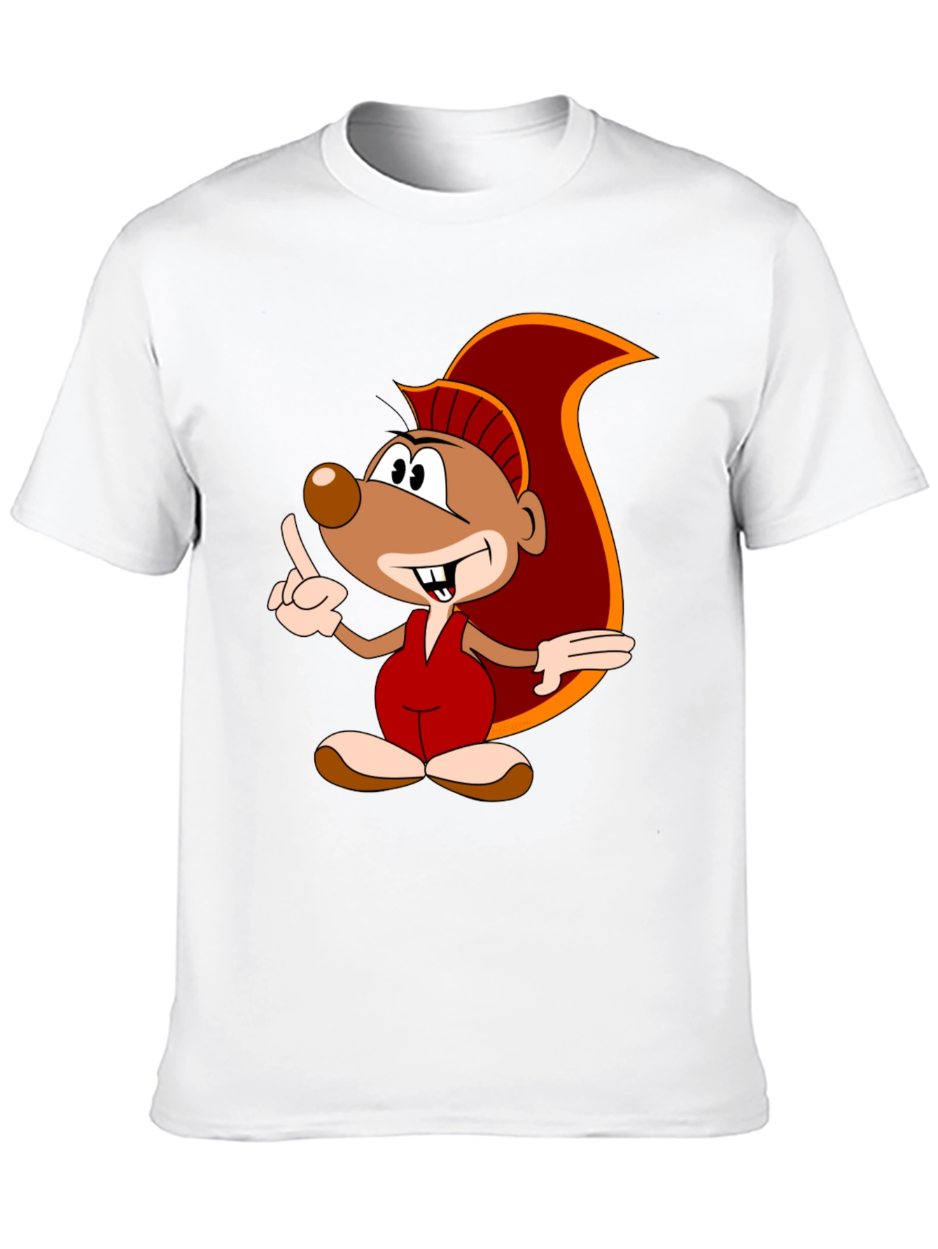 Cartoon Squirrel Graphic Tee