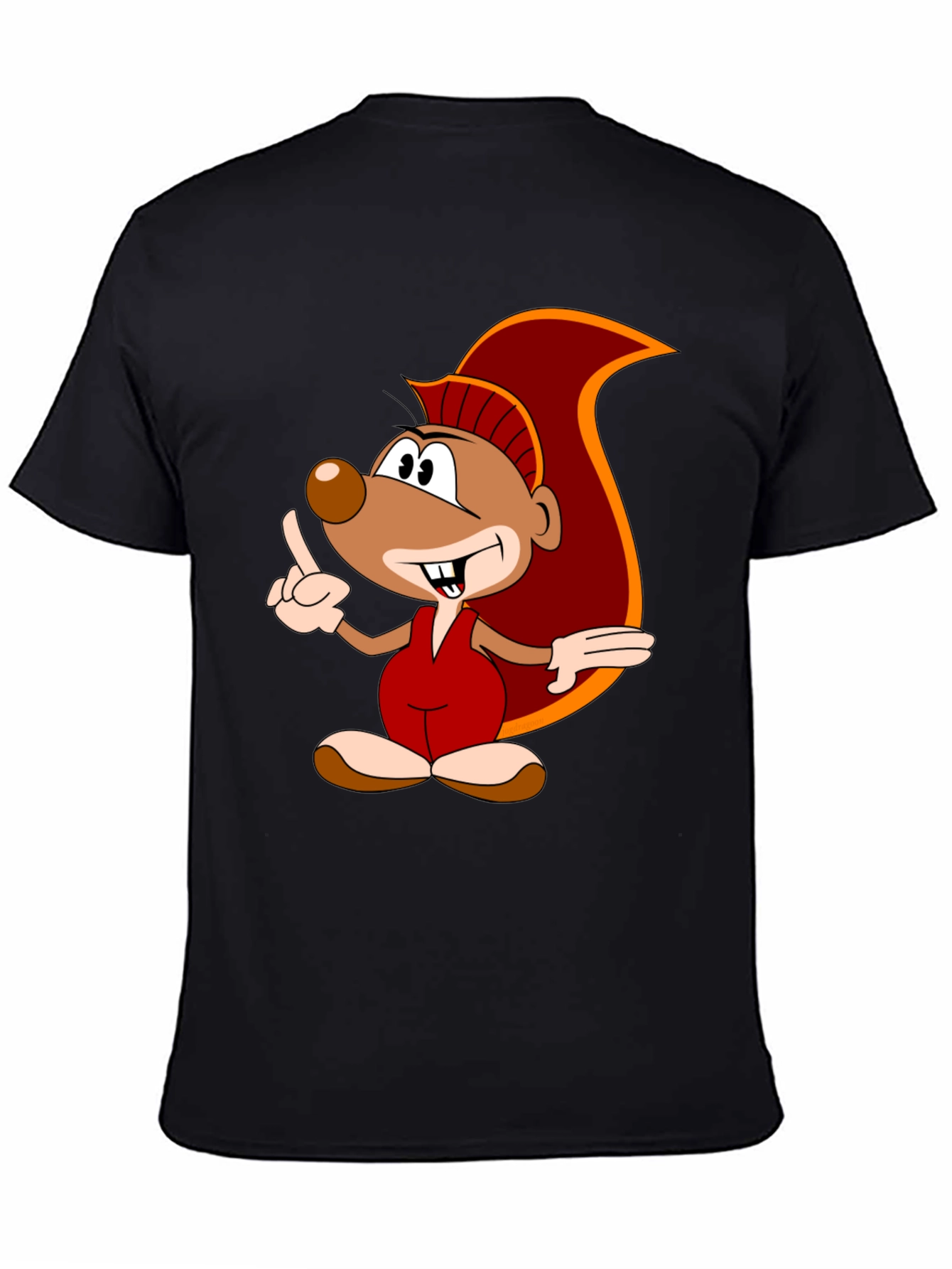 Cartoon Squirrel Graphic Tee