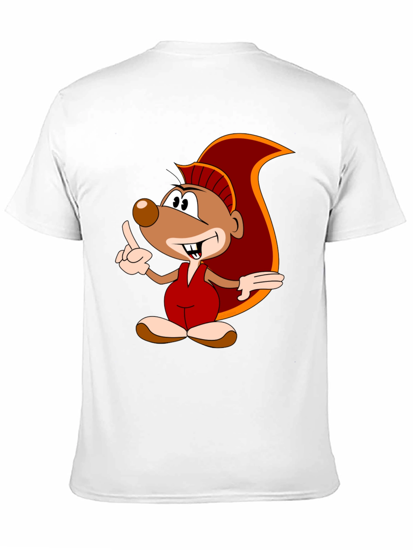 Cartoon Squirrel Graphic Tee