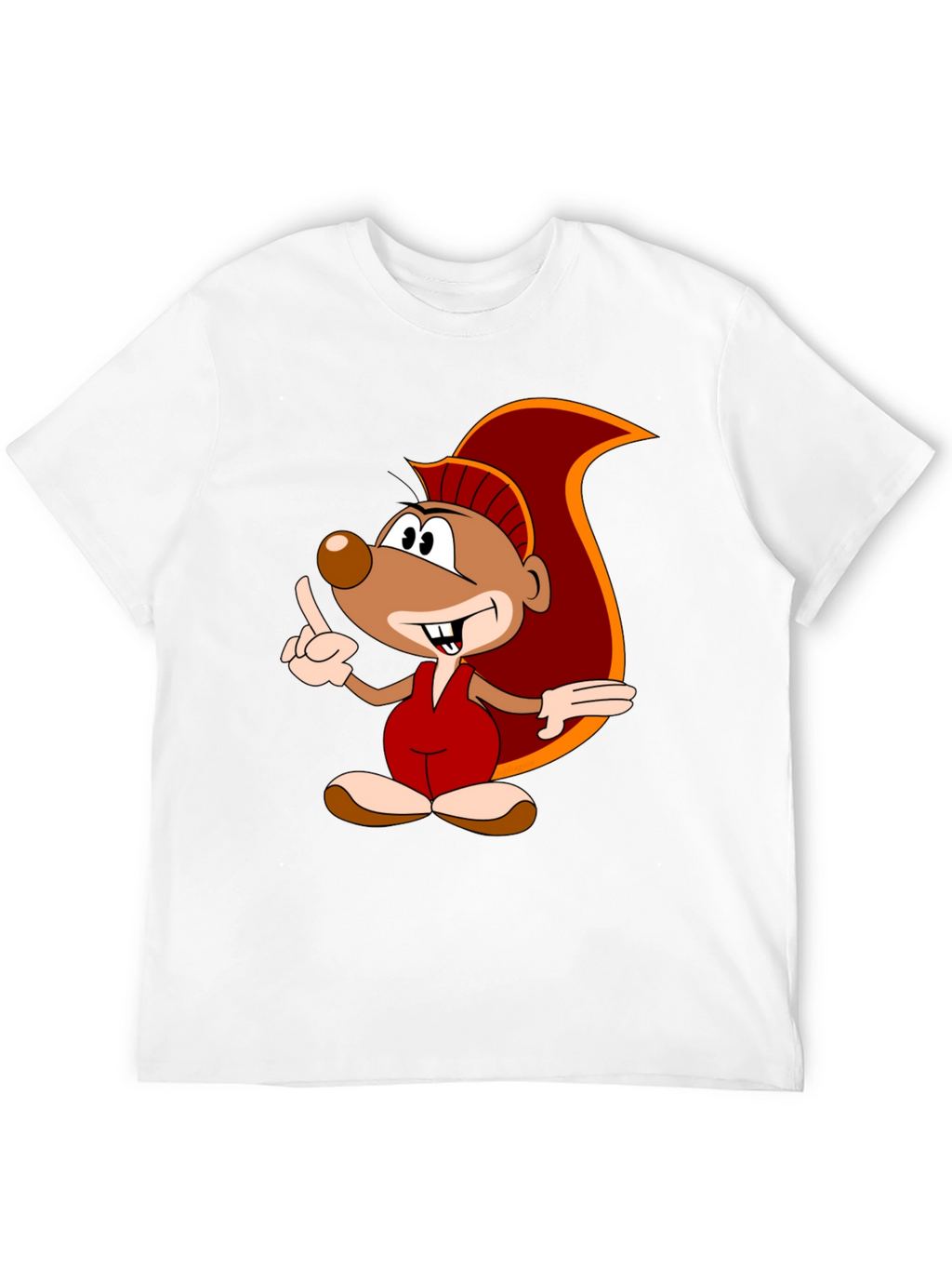 Cartoon Squirrel Graphic Tee