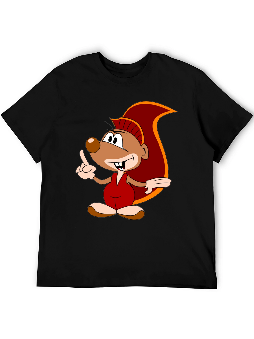 Cartoon Squirrel Graphic Tee