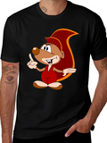 Cartoon Squirrel Graphic Tee