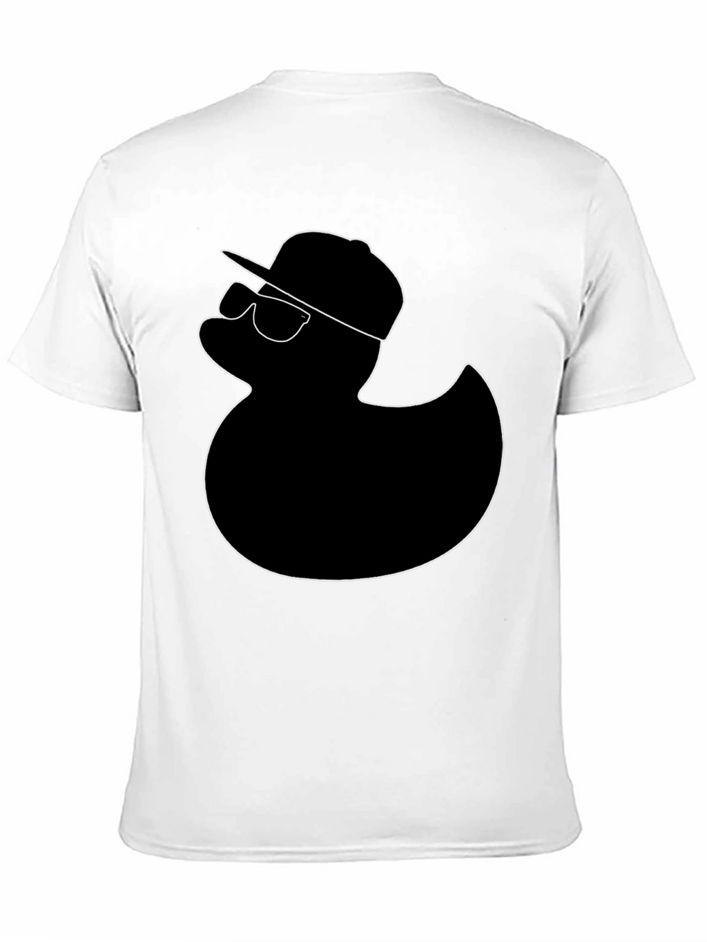 Cool Duck Graphic Tee - Black Cotton T-Shirt