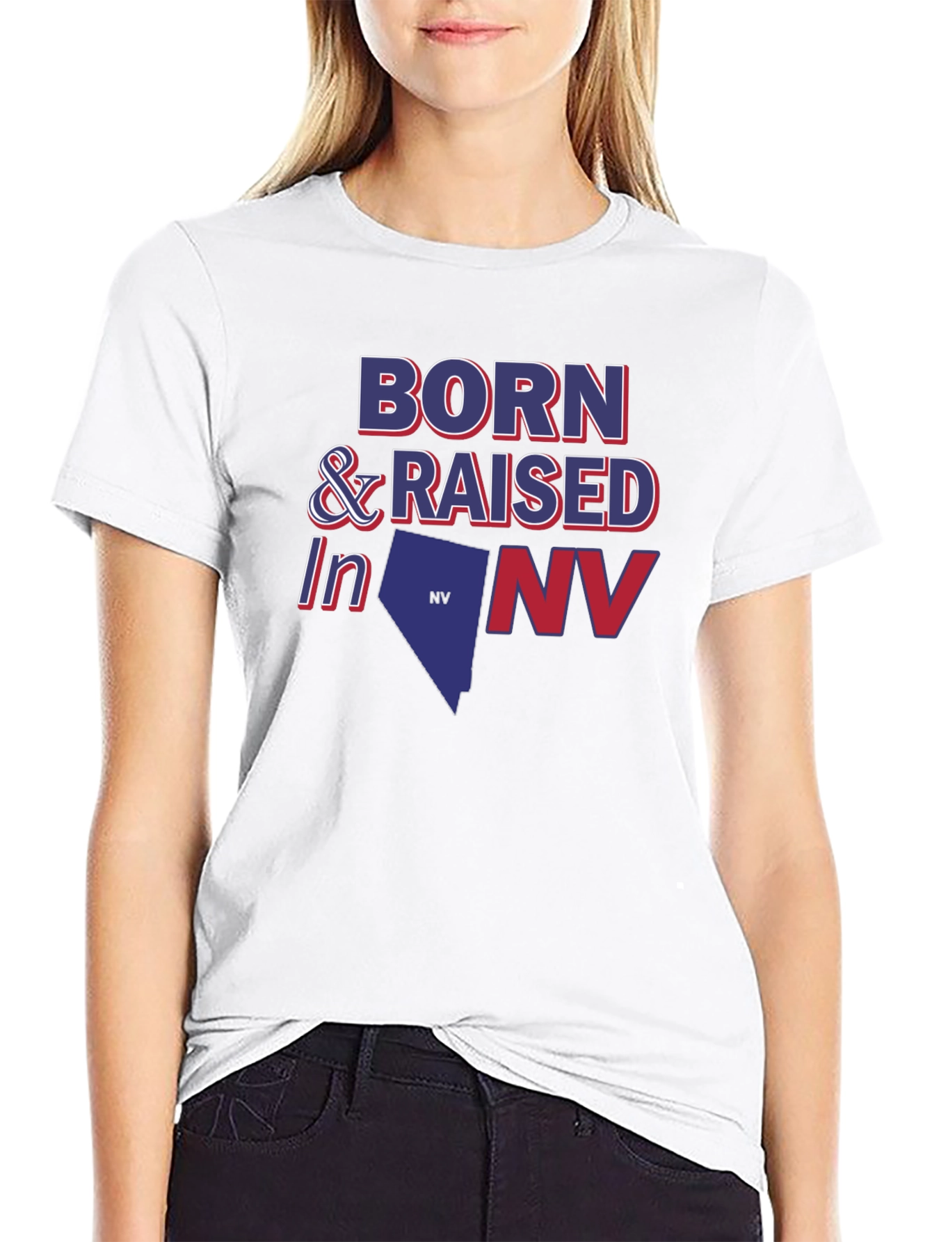 Born & Raised in NV Graphic Tee