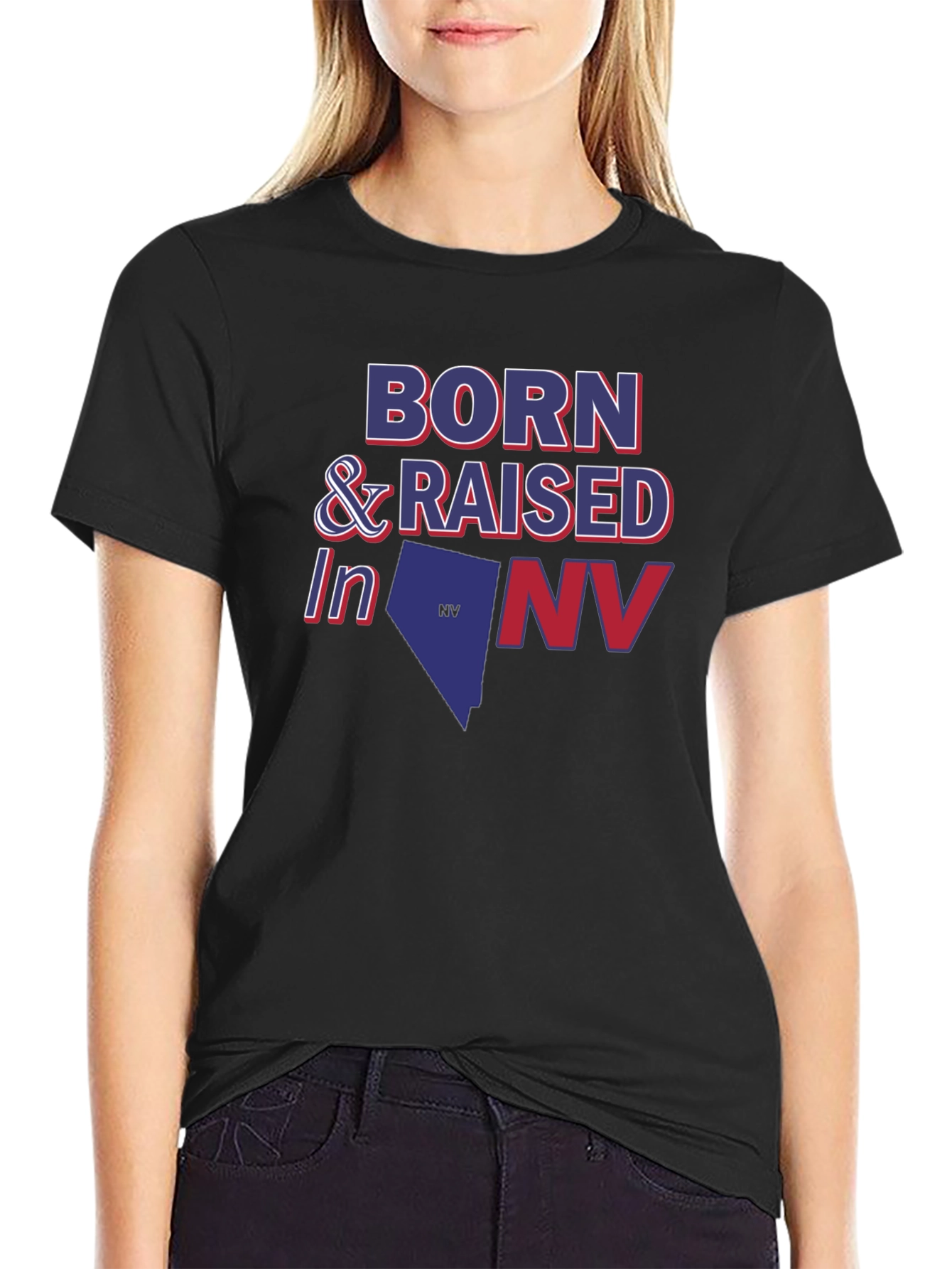 Born & Raised in NV Graphic Tee
