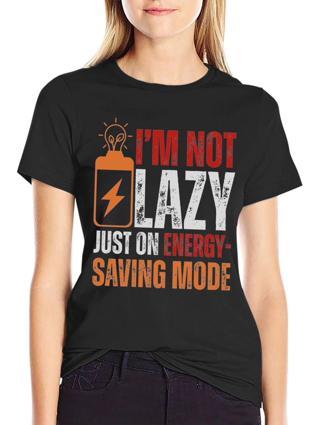 Funny Energy Saving Mode T-Shirt