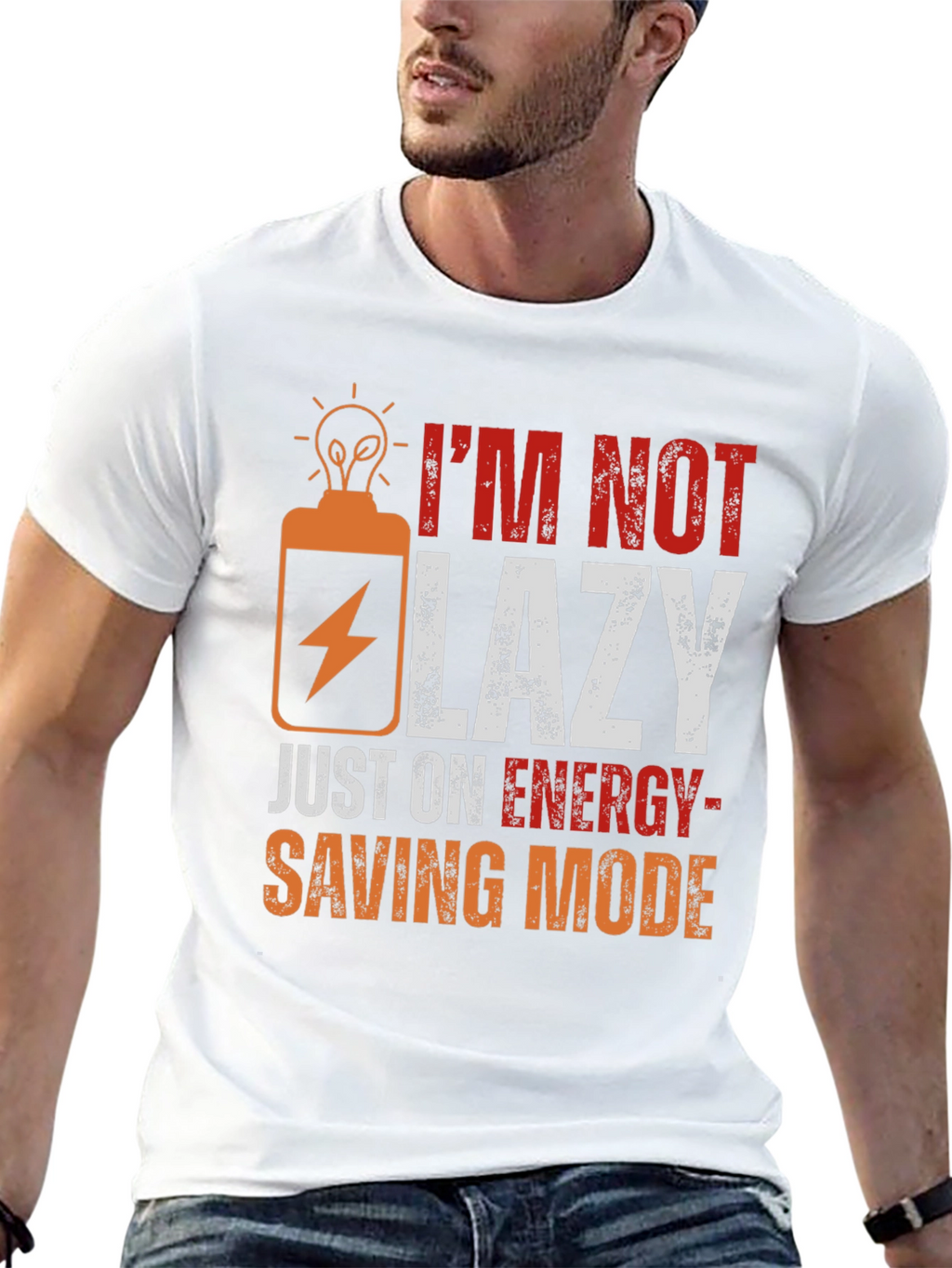Funny Energy Saving Mode T-Shirt