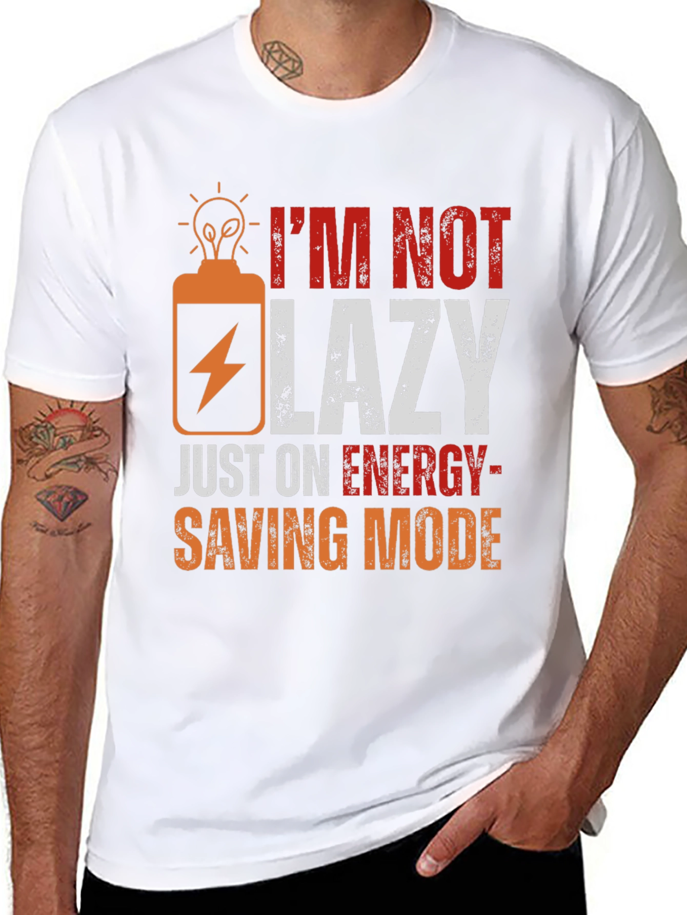 Funny Energy Saving Mode T-Shirt