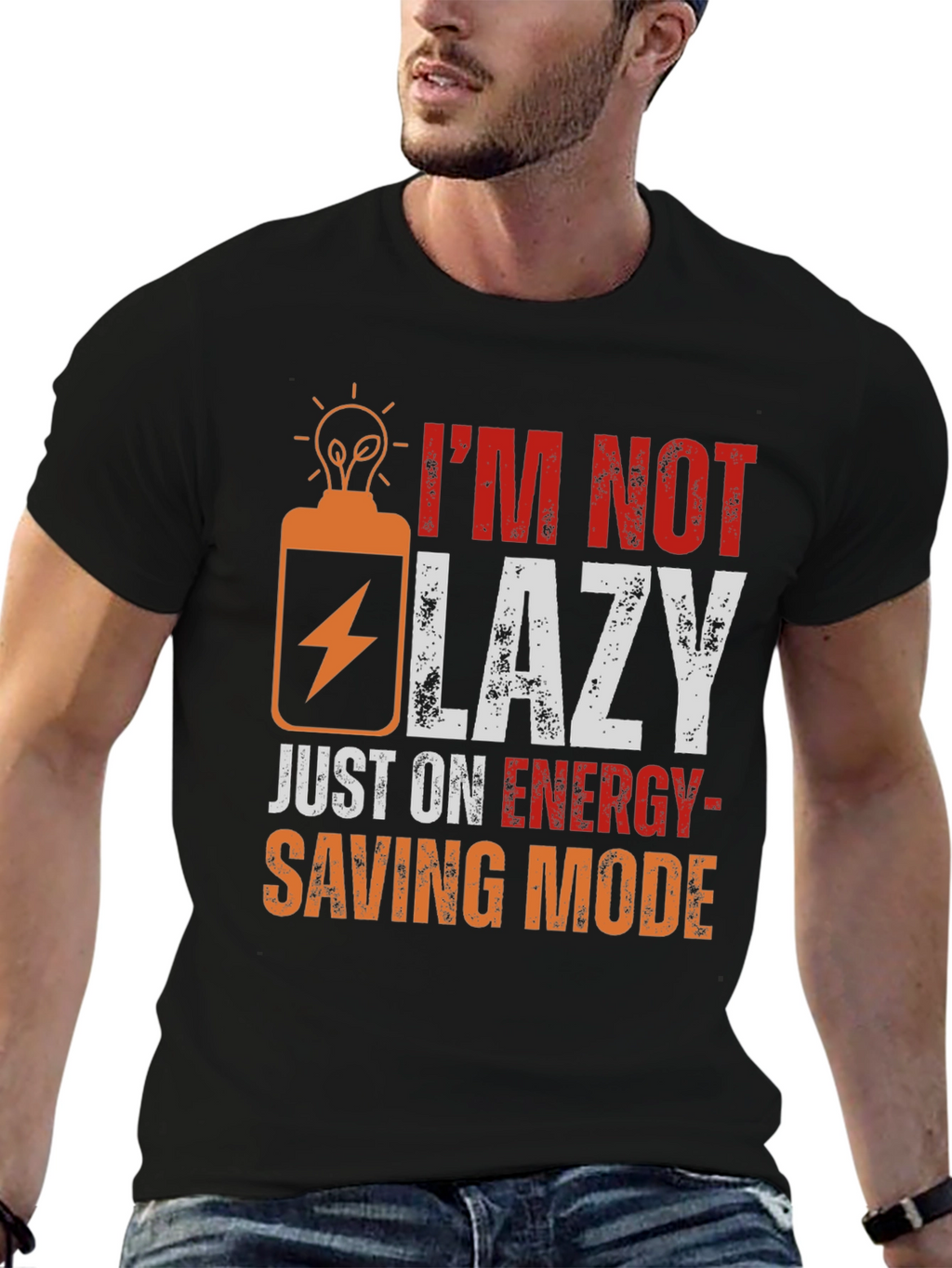 Funny Energy Saving Mode T-Shirt