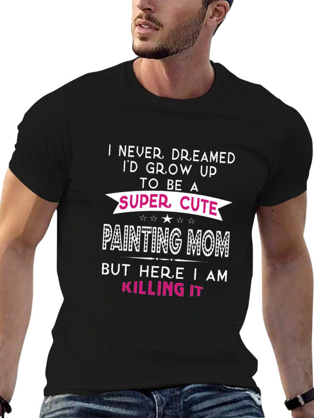 Super Cute Painting Mom T-Shirt