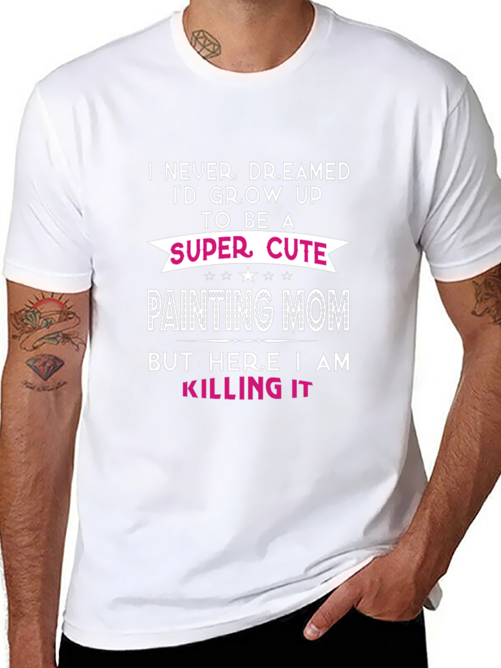 Super Cute Painting Mom T-Shirt