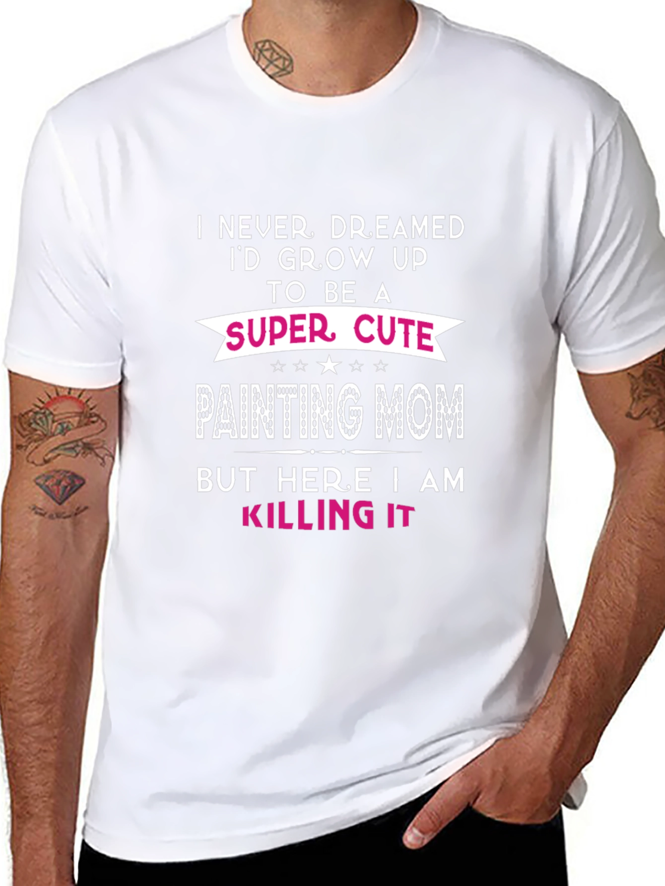 Super Cute Painting Mom T-Shirt
