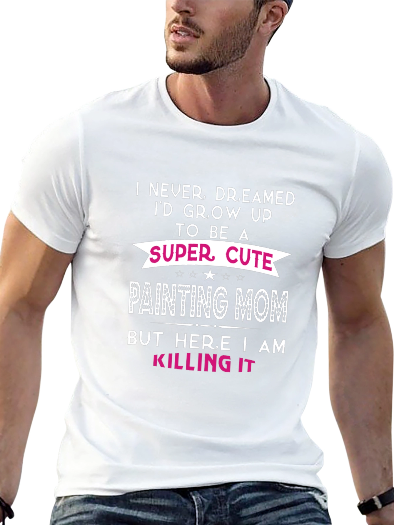 Super Cute Painting Mom T-Shirt