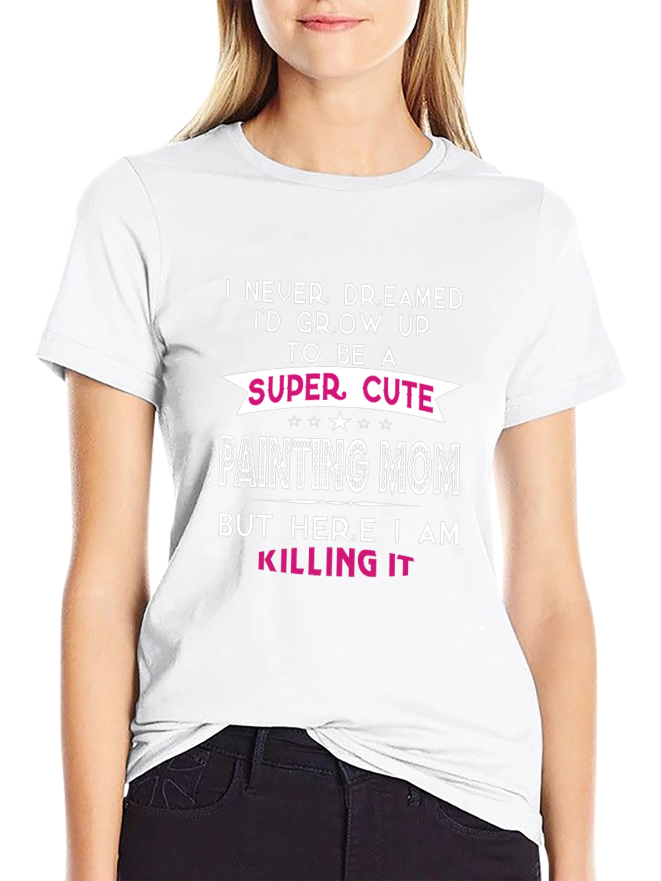 Super Cute Painting Mom T-Shirt