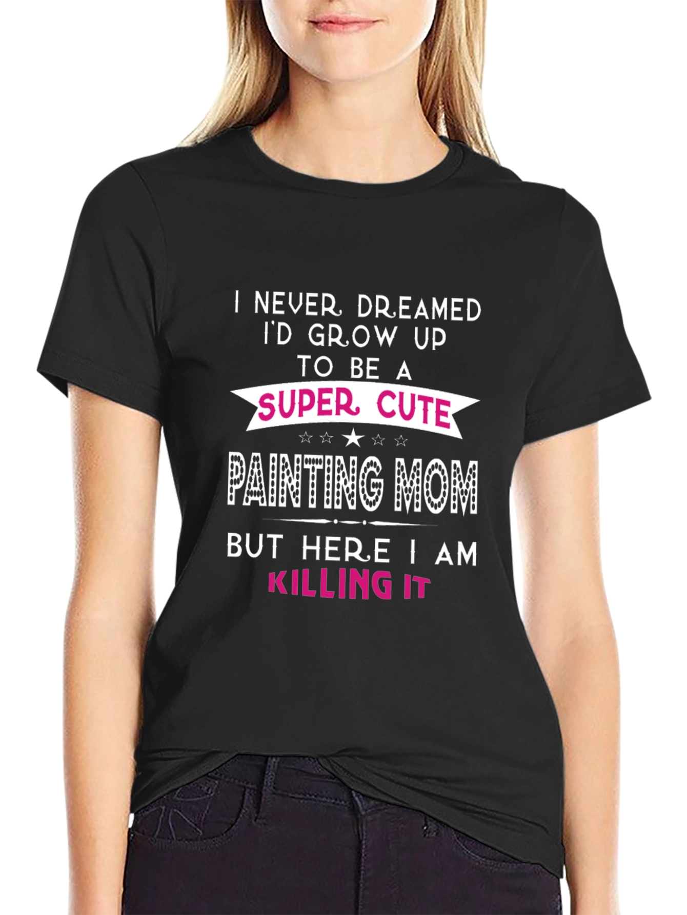 Super Cute Painting Mom T-Shirt