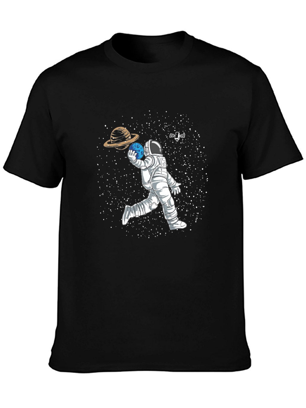 Astronaut Bowling Space T-Shirt