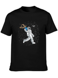 Astronaut Bowling Space T-Shirt