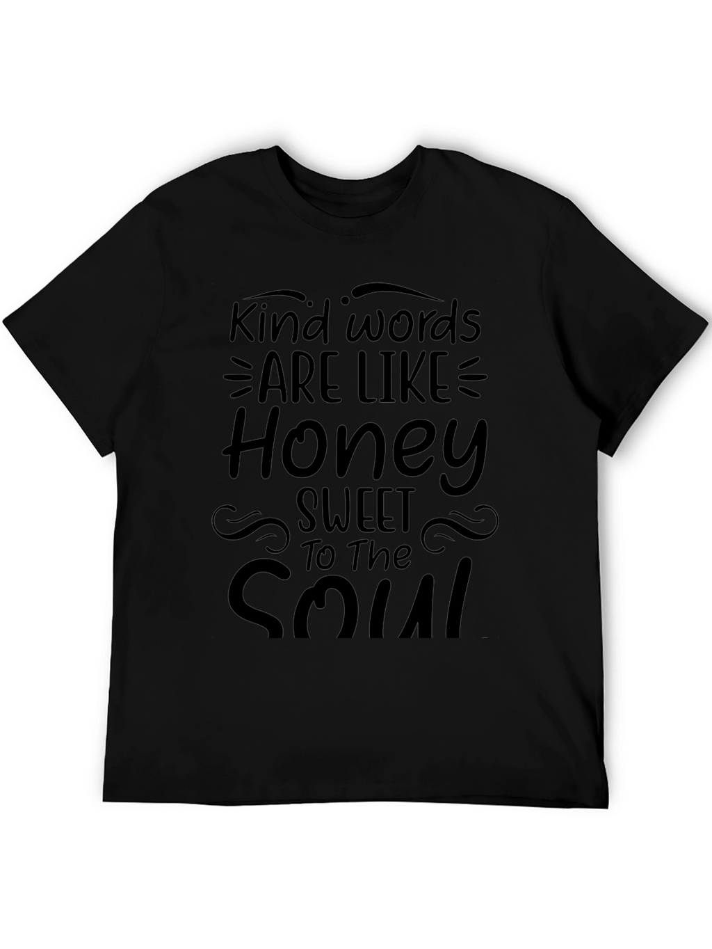 Kind Words Honey Soul Black T-Shirt