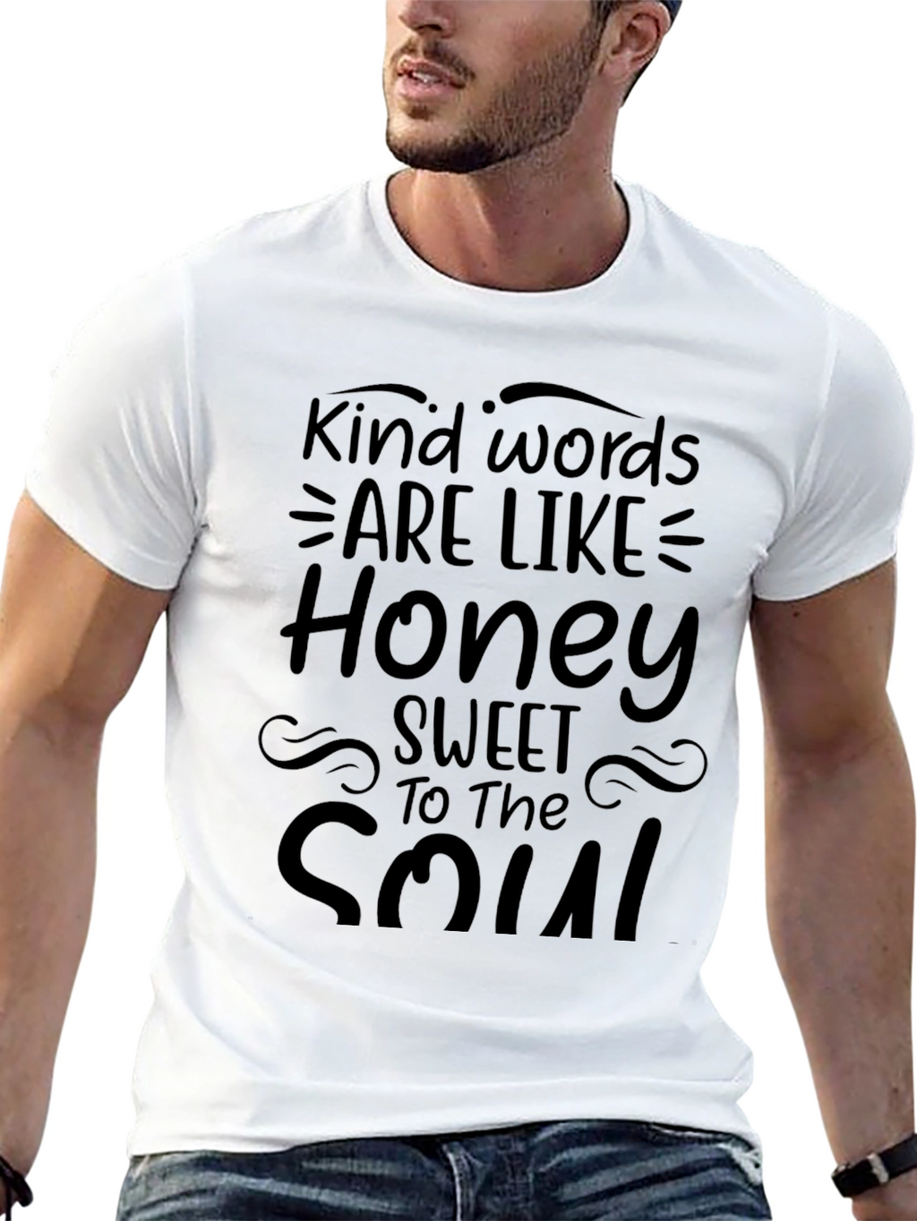 Kind Words Honey Soul Black T-Shirt