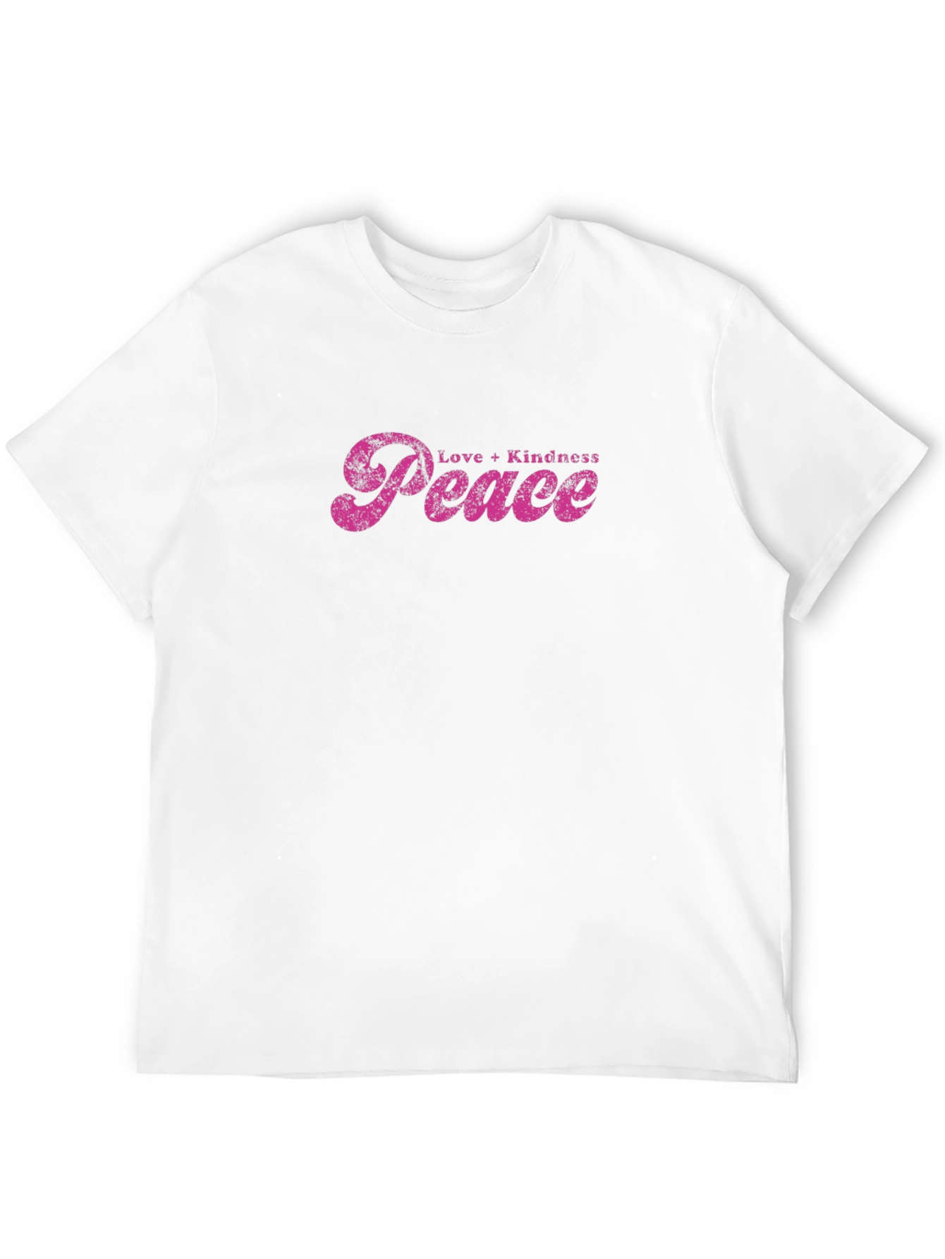 Love Kindness Peace Graphic Tee - Black