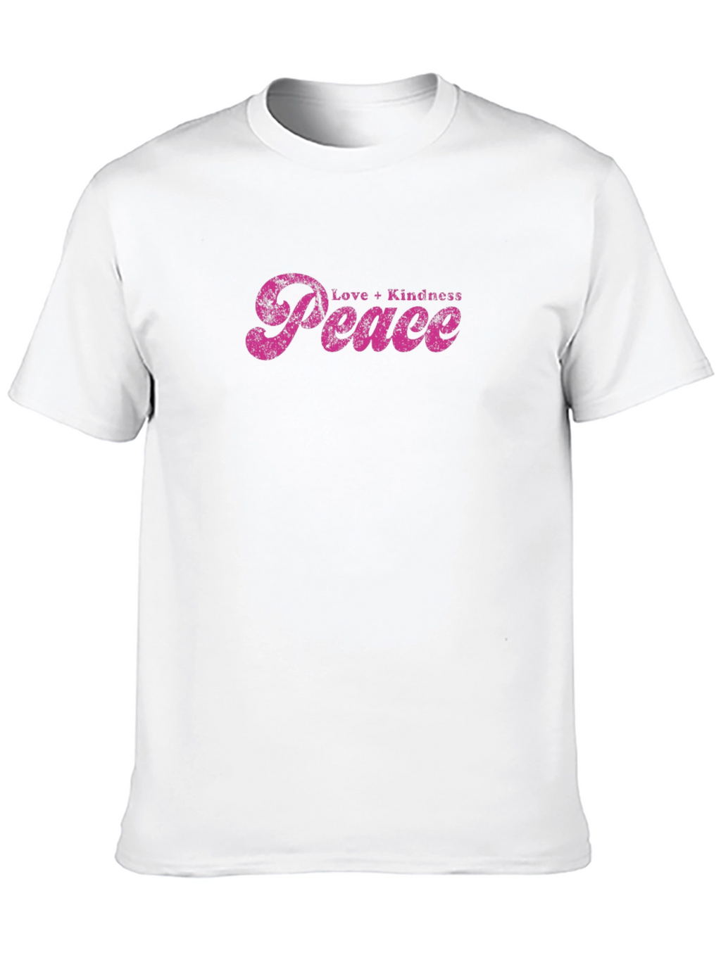 Love Kindness Peace Graphic Tee - Black