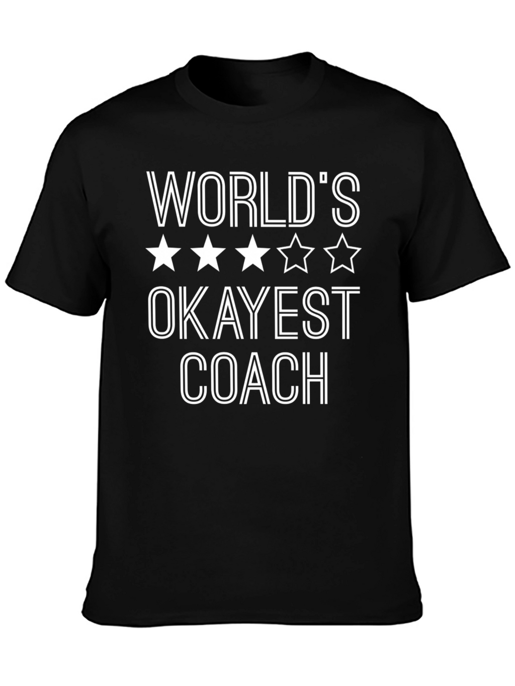 Worlds Okayest Coach Graphic T-Shirt