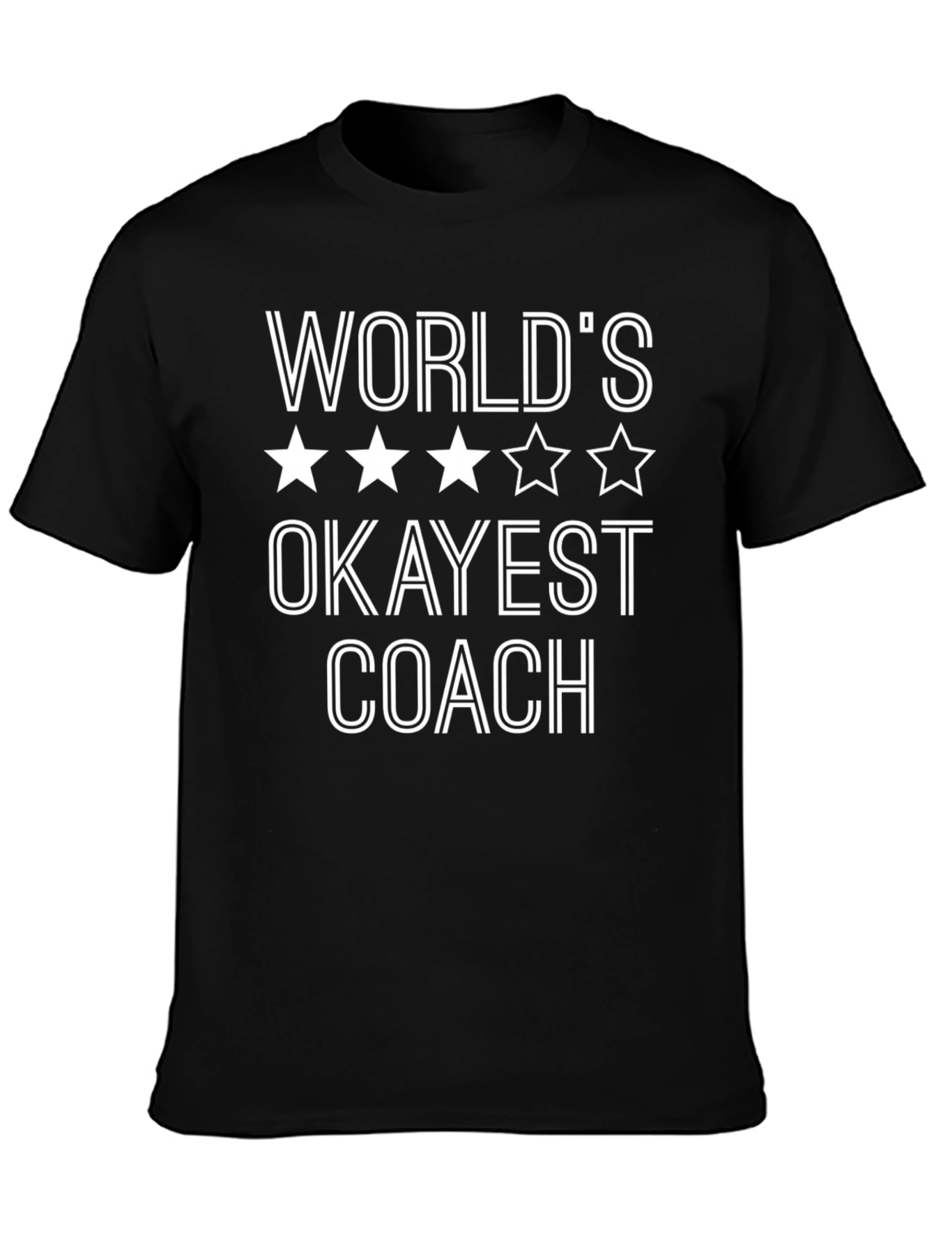 Worlds Okayest Coach Graphic T-Shirt