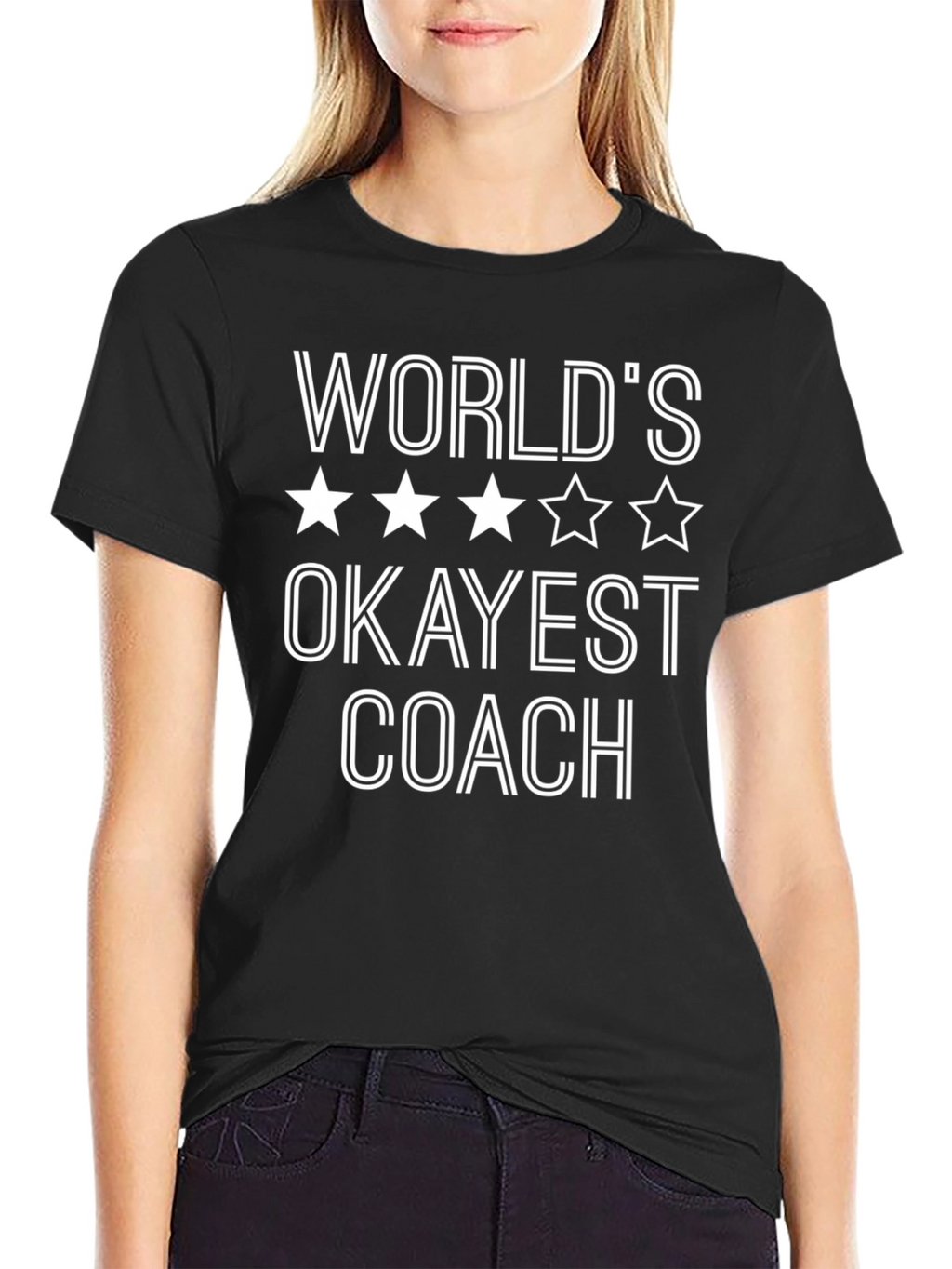 Worlds Okayest Coach Graphic T-Shirt