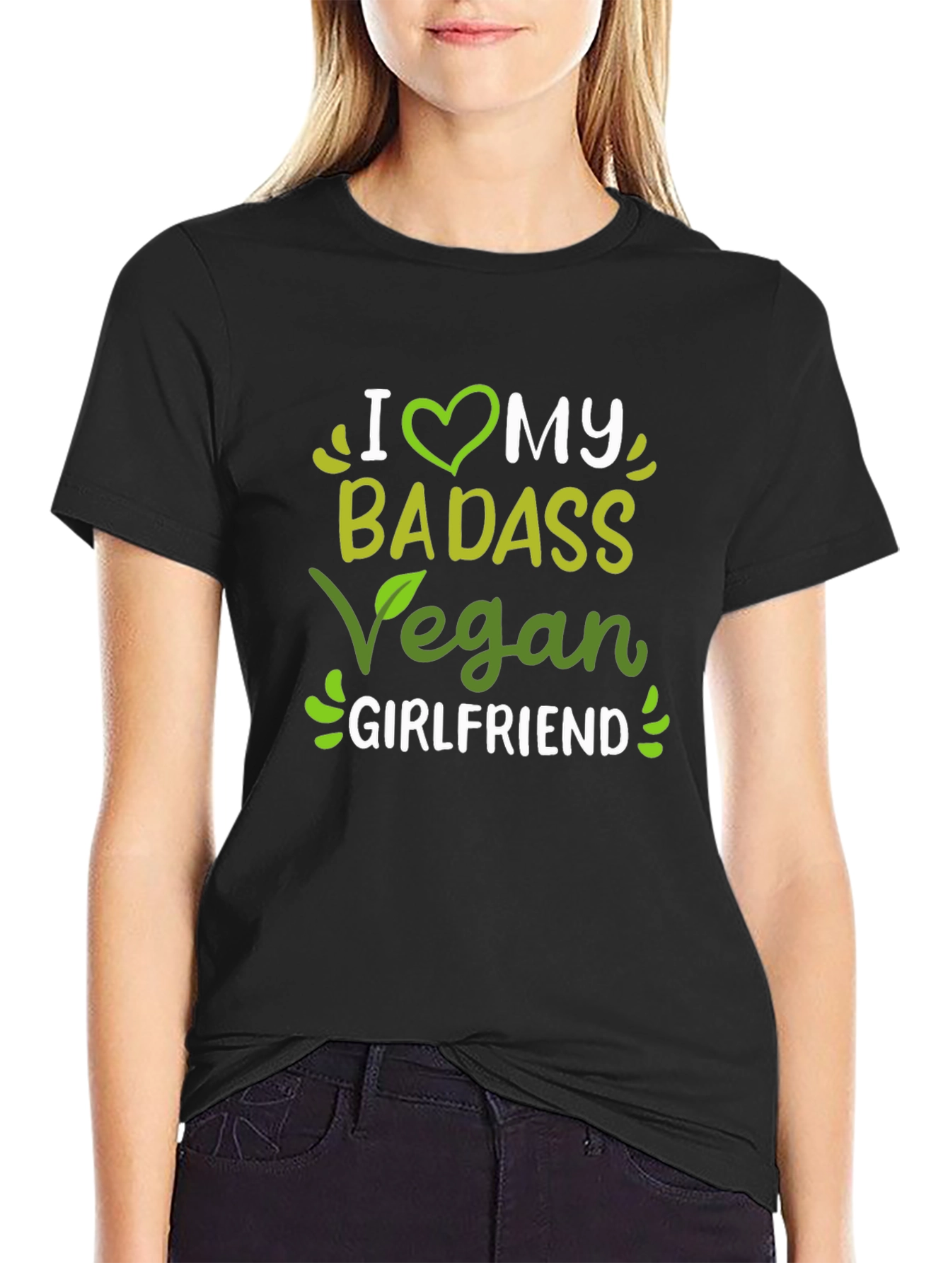 I Heart My Badass Vegan Girlfriend T-Shirt