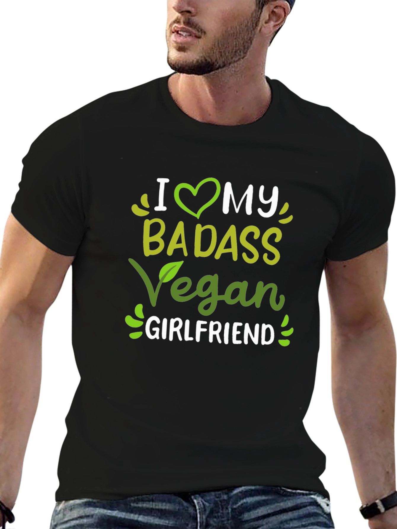 I Heart My Badass Vegan Girlfriend T-Shirt