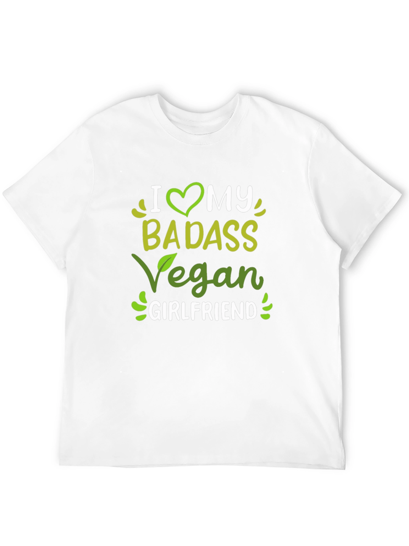 I Heart My Badass Vegan Girlfriend T-Shirt