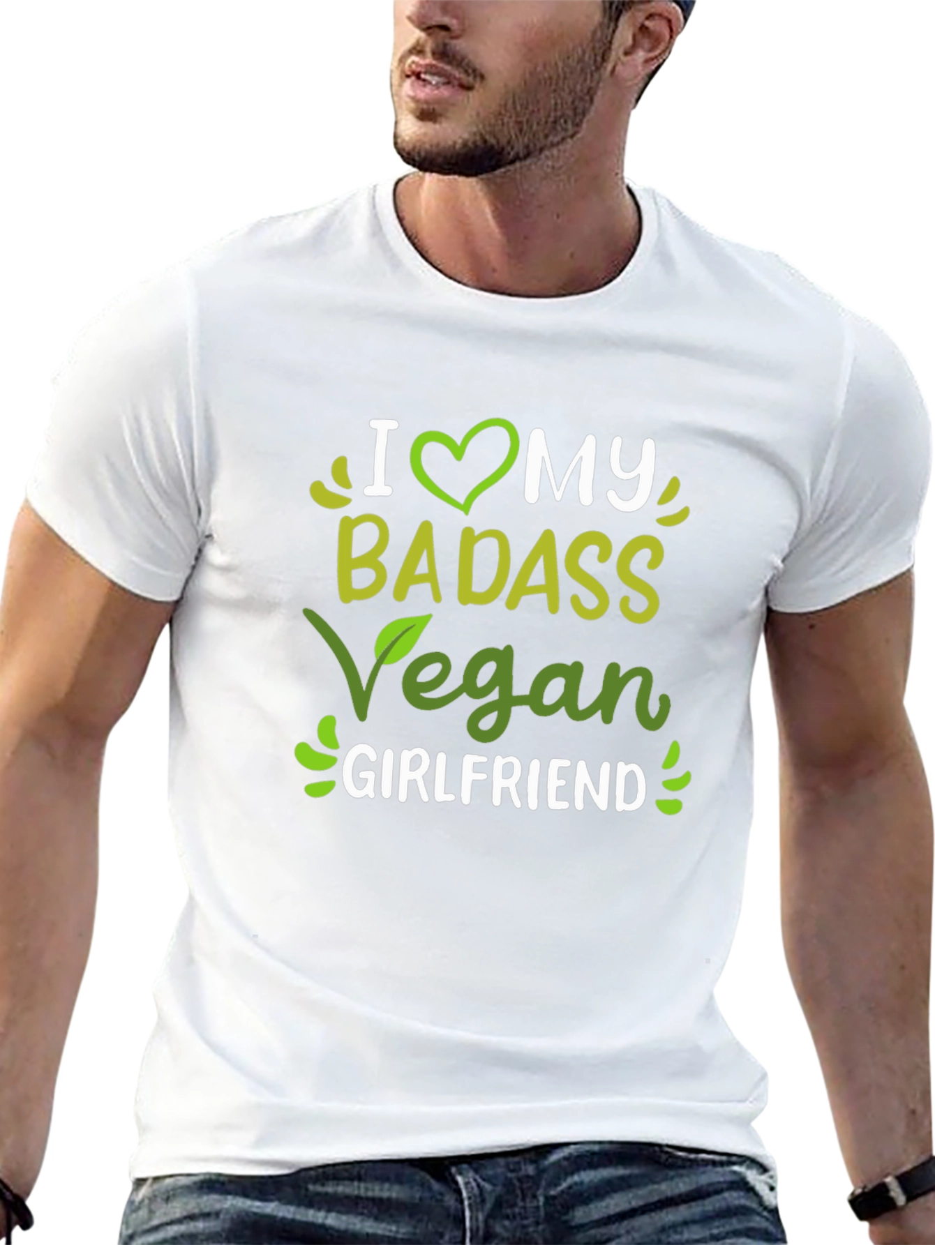 I Heart My Badass Vegan Girlfriend T-Shirt
